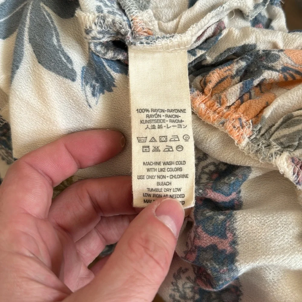 Free People Violet Hill Floral Printed Tunic - Picture 8 of 14